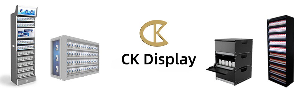 aluminum overhand cigarette display with LED strip and magnetic door aluminum overhand cigarette display with LED strip and magnetic door